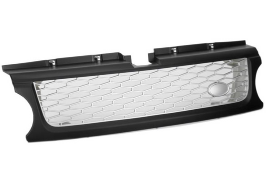 Range Rover Sport 2010 Autobiography Look Kühlergrill - Schwarz mit silbernem Gitter