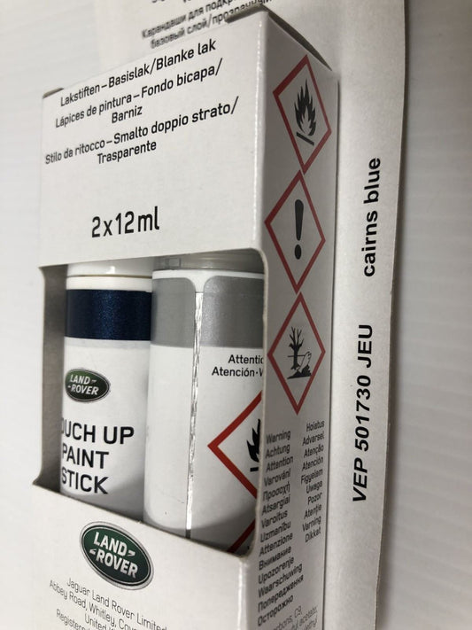 Genuine Land Rover Cairnes Blue (849) Touch Up Paint Kit - VEP501730JEU