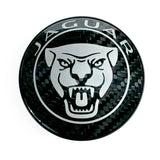 Genuine Jaguar XF XE FPace EPace Carbon Fibre Center Caps Set - JX5M-1A096-AA