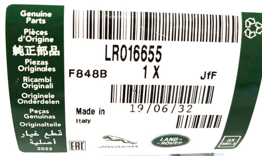 Genuine Land Rover Disco/XF Engine Timing Belt Kit - LR016655