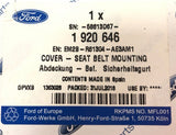 Genuine Ford S-Max/Galaxy CDR 2015- 2019 Marble Seat Belt Mounting Cover 1920646