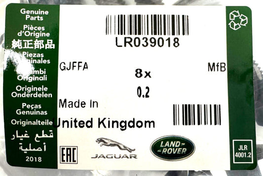 Genuine Land Rover Disco/Def/RR/RRS Front Seat Frame To Floor Screw x8-LR039018