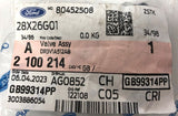 Genuine Ford Metal Tyre Pressure Valve Assy - 2100214