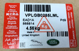 Genuine Range Rover 2013-2022 LH Outside Front Door Moulding VPLGB0285LML