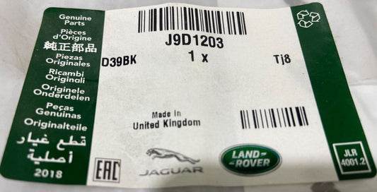 Genuine Jaguar I-Pace 18+ LH/RH Lower Front Door Badge Tape Patch J9D1203