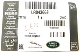 Genuine Range Rover Evoque 2012-2018  Front Name Plate Santorini Black-LR043668