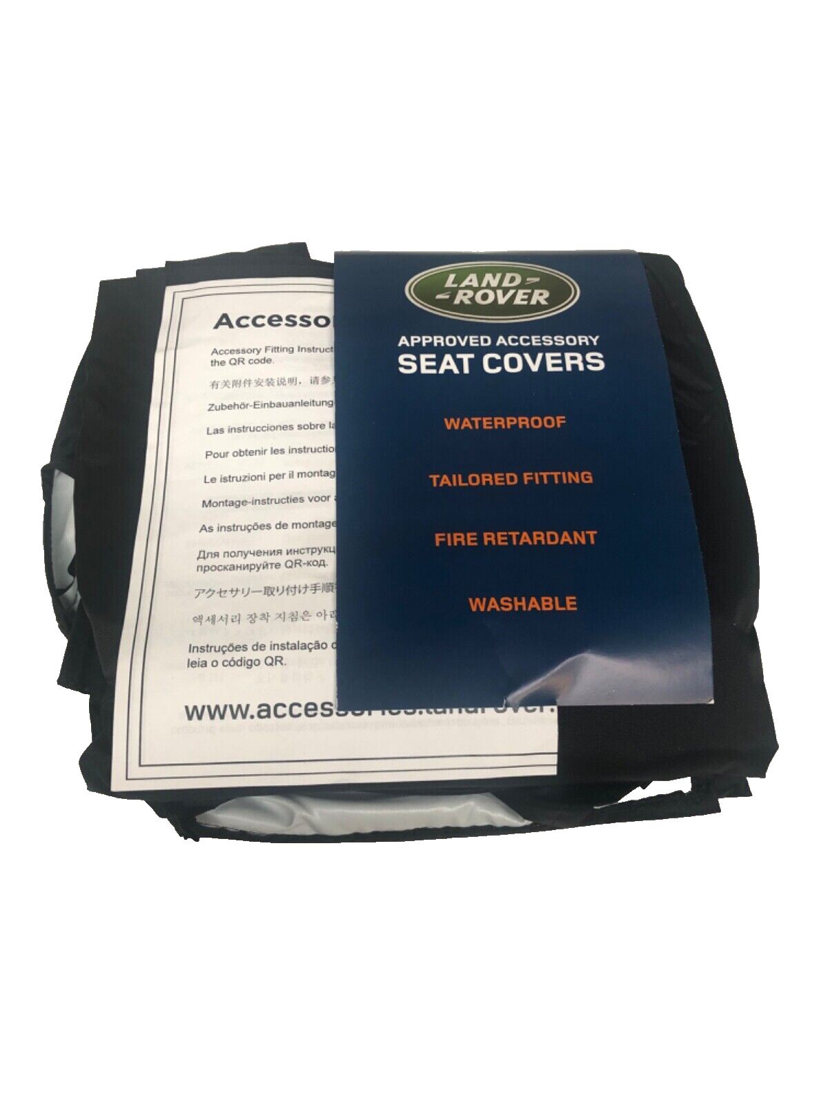 Genuine Land Rover Discovery 3rd Row Black Seat Protection Cover VPLCS0293PVJ