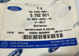Genuine Ford Escort/Fiesta 11.9x793mm Auxiliary Fan V Belt 6792801