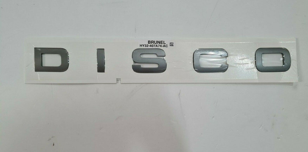 Genuine Land Rover Discovery 2017 + 'Disco' Name Plate Badge Tailgate LR083089