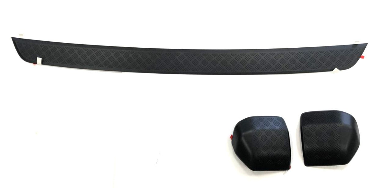 Genuine Land Rover Defender 130 Rear Bumper Chequered Trim Set - VPLEP0510
