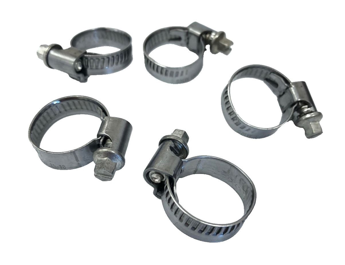 Genuine BMW Pipe Line Jubilee Clip Clamp 15-18MM Pack Of 5 - 11151727509