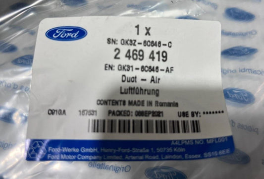 Genuine Ford Transit 2016+ 2.0L Diesel Intercooler Air Duct 2469419