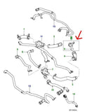 Genuine Jaguar/Land Rover (3.0L V6 Diesel) Coolant Inlet Connecting Pipe JDE9014