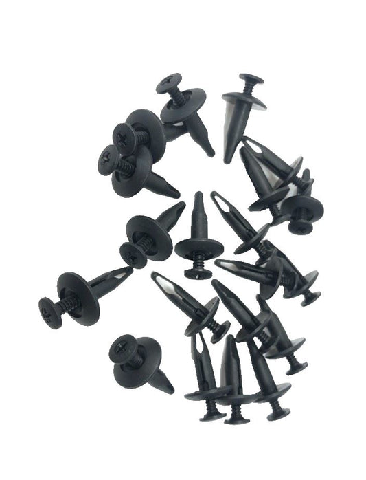 Genuine Jaguar Wheel Arch Lining Sill Moulding Clips 6.5mm Hole 20x - C2S9354020