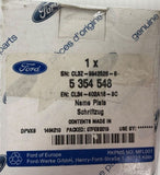 Genuine Ford Ranger 2015-2021 Rear Oval Name Plate - 5354548
