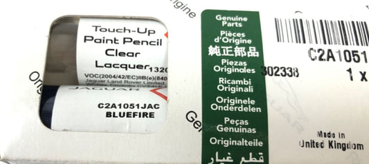 Genuine Jaguar XE Range 2015+ Bluefire Paint Touch-Up Pencil C2A1051JAC
