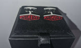 Genuine Jaguar Logo Heritage Cuff Links Set Red 50JDCF922RDA