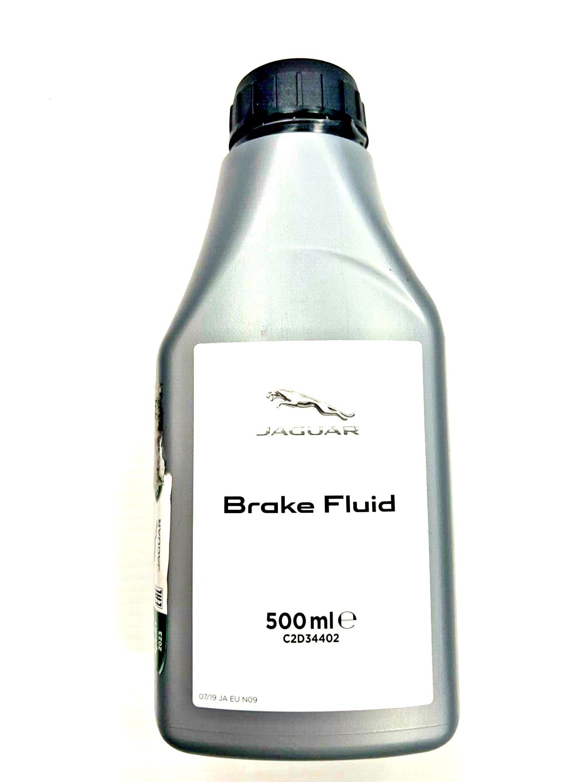 Genuine Jaguar XF/XE/XJ/XK/FPace/FType Brake Fluid 500ml - C2D34402