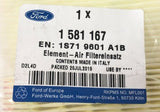 Genuine Ford Mondeo GE 2000 Air Filter-1581167