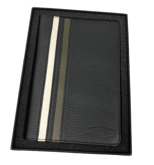 Genuine Jaguar Leather Heritage Passport Holder - 50JBLG184BKA