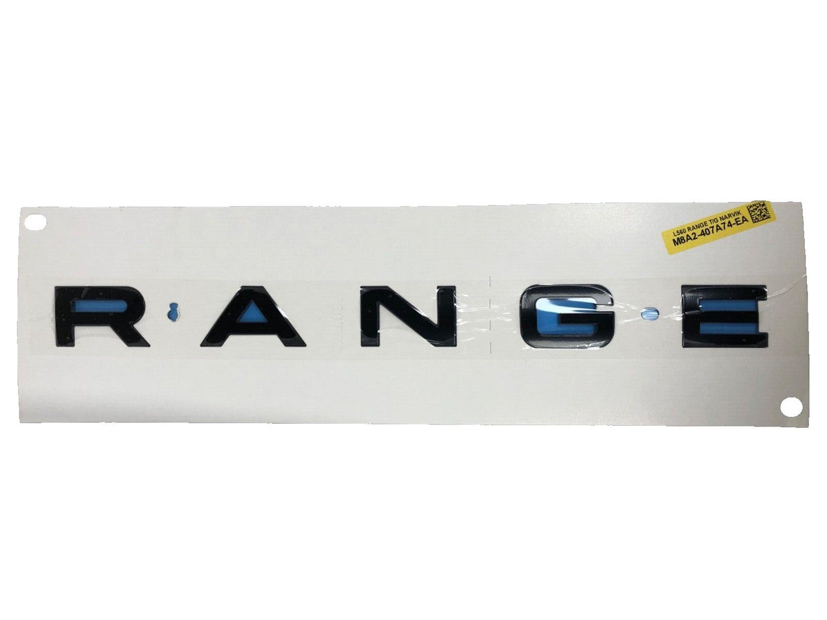 Genuine Range Rover Velar 2017 - 2023 Black Range Name Plate LR154637