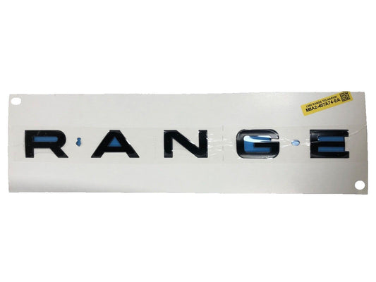 Genuine Range Rover Velar 2017 - 2023 Black Range Name Plate LR154637