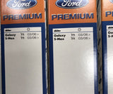 Genuine Ford S-Max/Galaxy 2006-2015 RH Drivers Side Wiper Blades x5 - 1680496