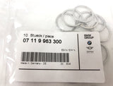 Genuine BMW Crush Washer Gasket Seal Rings 18 mm x 22 mm 10PCS - 07119963300