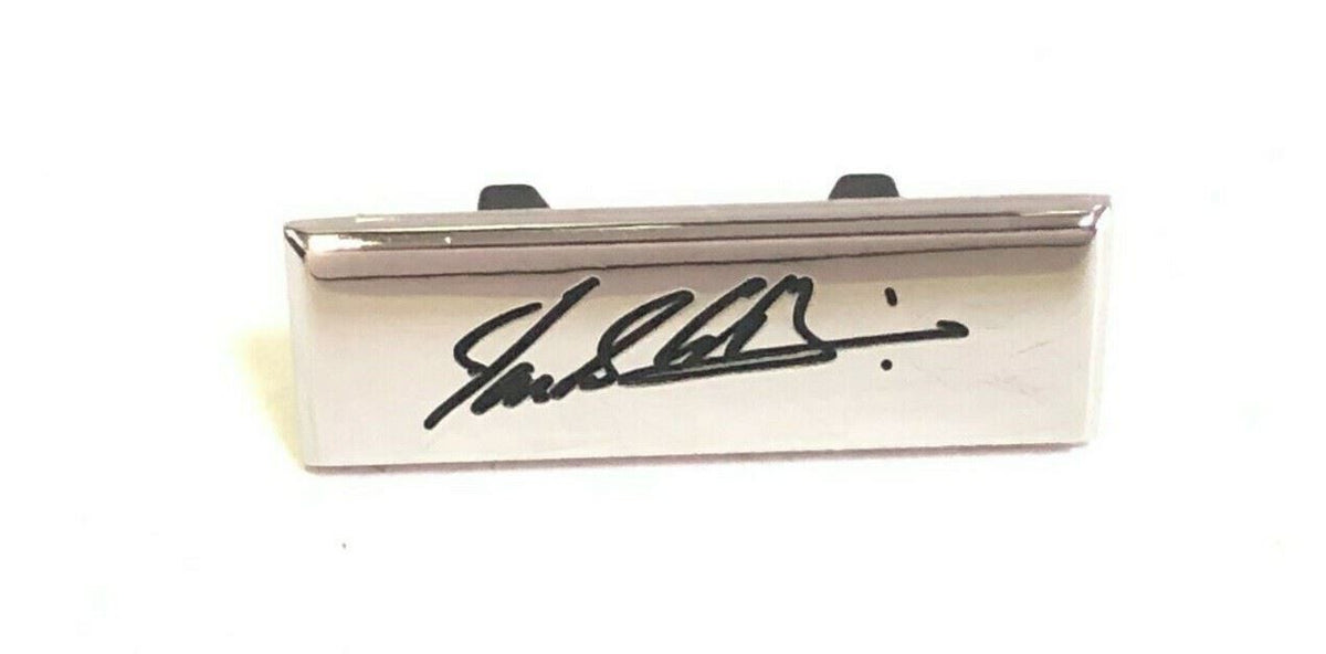 Genuine Jaguar XJ Range Centre Dash 'Ian Callum' Intaglio Filler Badge C2D17977