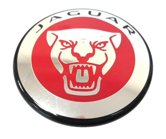 Genuine Jaguar E-Pace 2017+ Red Growler Wheel Centre - J9C1276