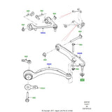 Genuine Jaguar/Land Rover (Various Models) Suspension Nut x1 - T2H3159/LR090518