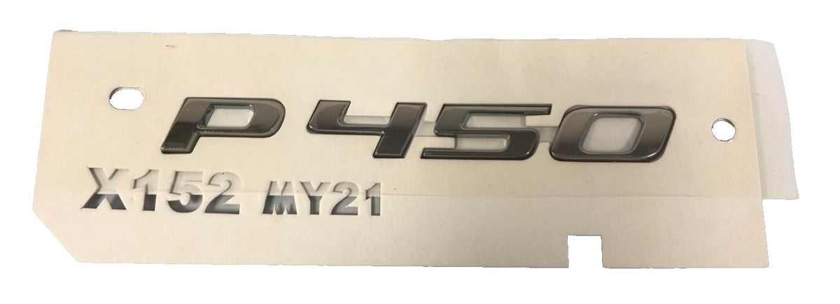 Genuine Jaguar F-Type 2014-2024 "P450 X152 MY21" Boot Badge - T2R45723