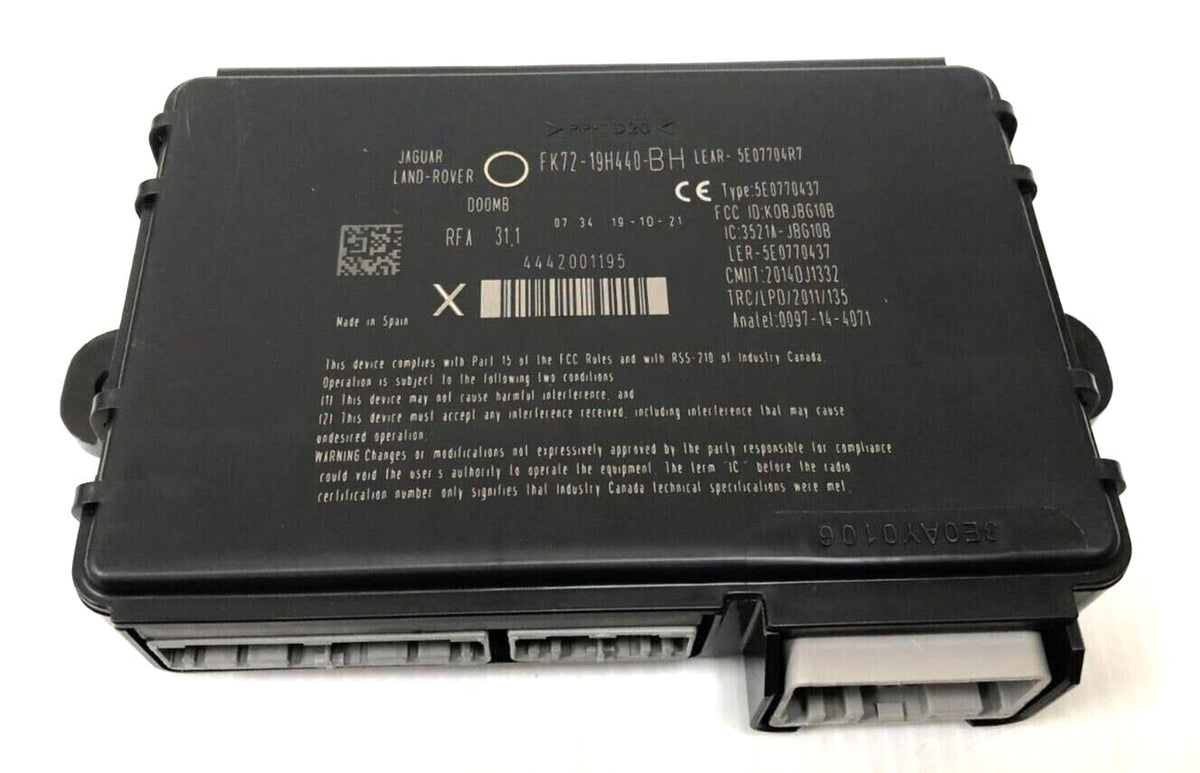 Genuine Jaguar XF/FPace/FType/XE/XJ Keyless Entry/Start Control Module -J9C16073