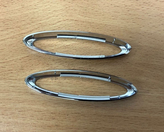 Genuine Jaguar XF 2009-2015 XK 2006-2014 Remote Key Fob Chrome Trim - C2P15136