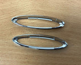 Genuine Jaguar XF 2009-2015 XK 2006-2014 Remote Key Fob Chrome Trim - C2P15136