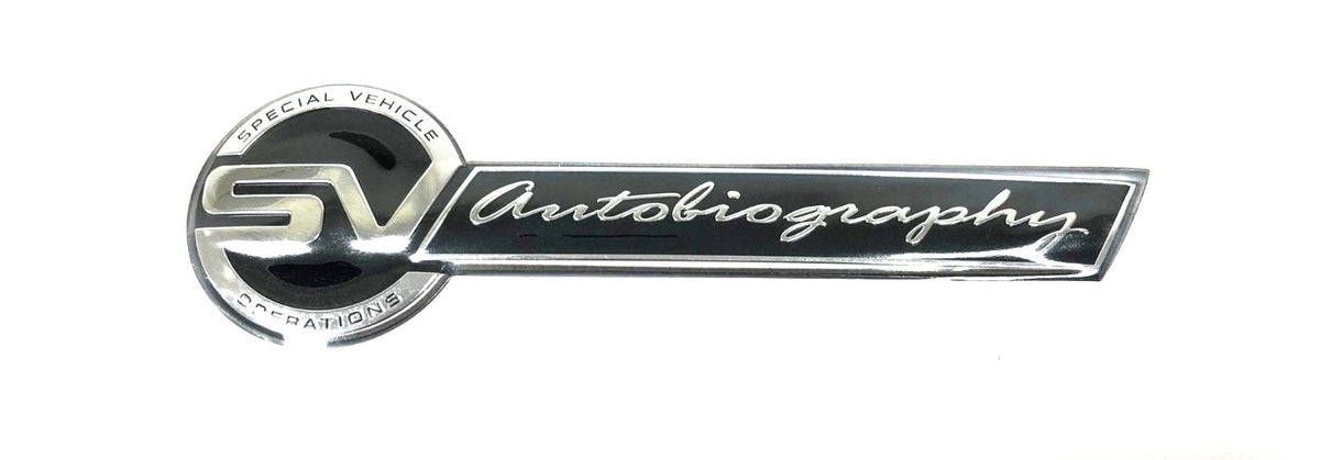 Genuine Land Rover RR 2013-2022 "SV autobiography" Rear Name Plate - LR074265