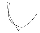 Genuine Jaguar F-Pace 2016-21 Bonnet Lock Mechanism Cable RHD T4A35224