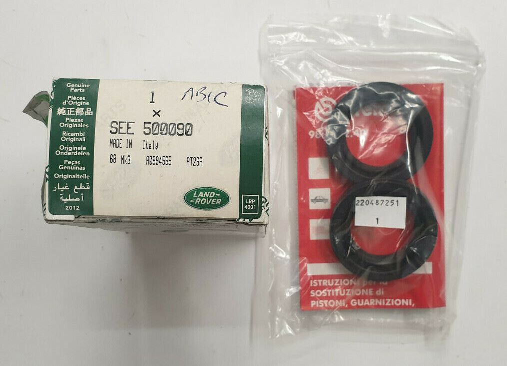 Genuine Range Rover 2002-2009 Front Brake Caliper Boot x2 - SEE500090