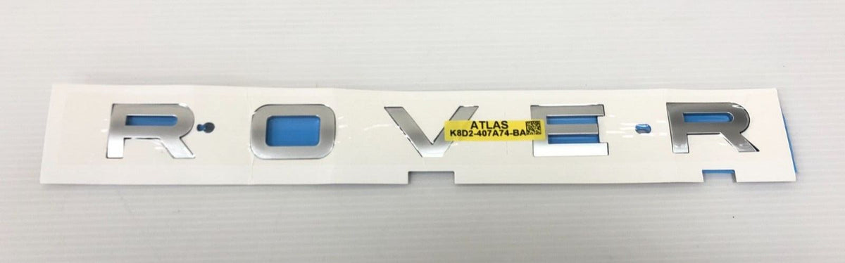 Genuine Range Rover Evoque 2019+ Atlas Rear Name Plate "ROVER" LR114370