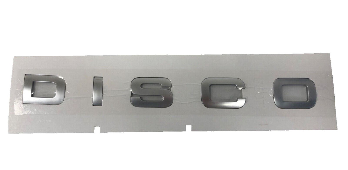 Genuine Land Rover Discovery Sport "DISCO" Bootlid Badge Atlas Colour - LR063645