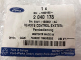 Genuine Ford Transit TTG/Tourneo/Custom Remote Control System 2040178