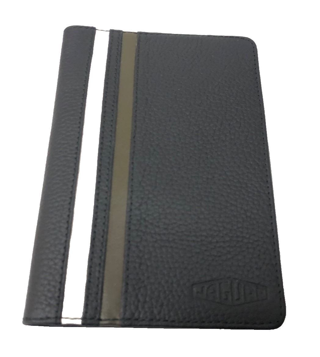 Genuine Jaguar Leather Heritage Passport Holder - 50JBLG184BKA
