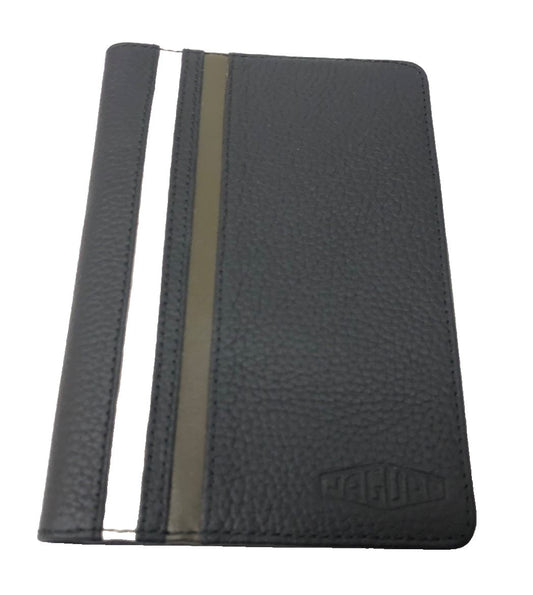 Genuine Jaguar Leather Heritage Passport Holder - 50JBLG184BKA