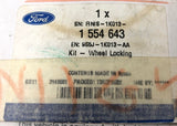 Genuine Ford Ka CCU 2008-2016 Locking Wheel Nut Kit - 1554643