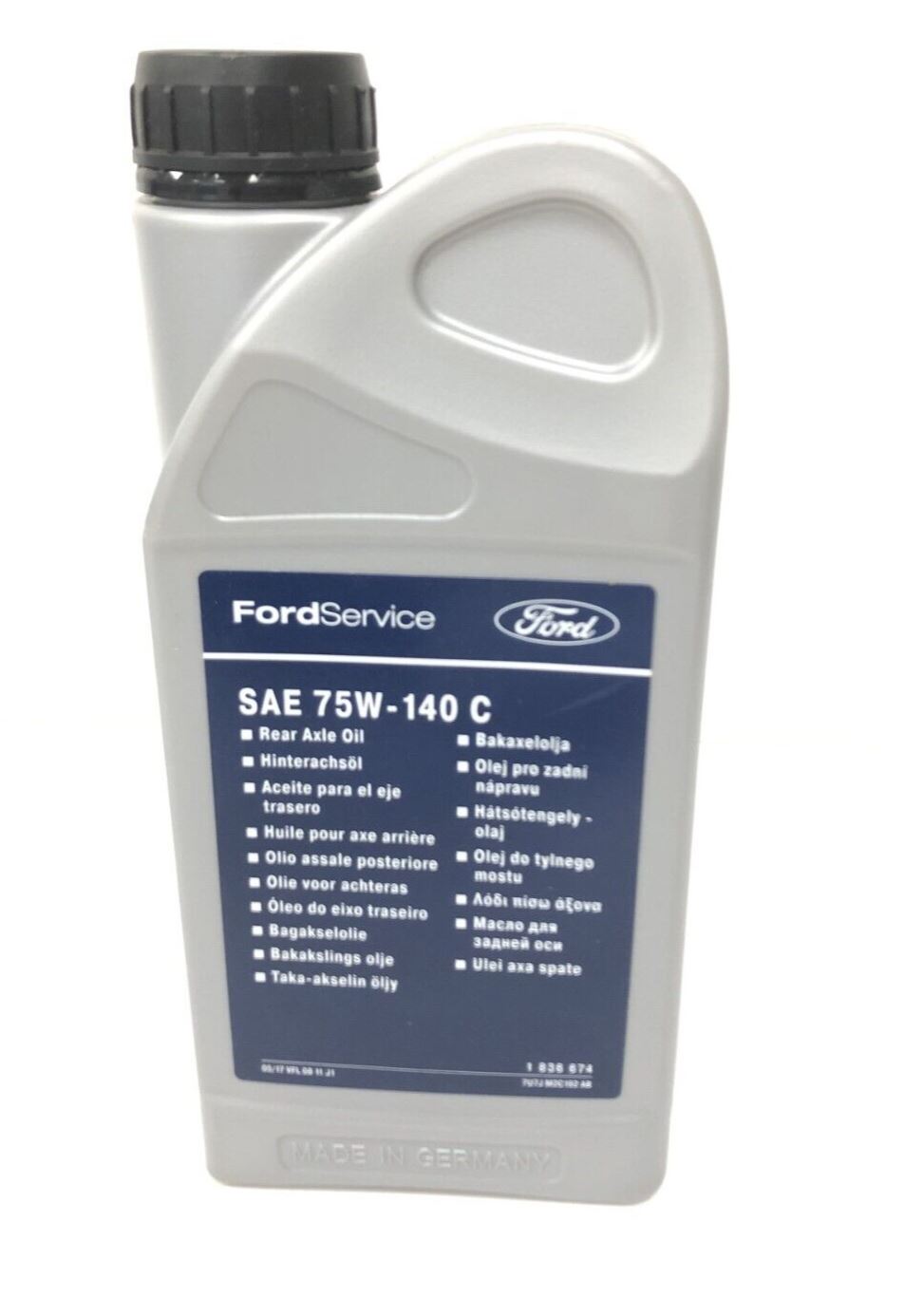 Genuine Ford Limited Slip Rear Axles Oil 1ltr SAE 75W-140 C - 1836674
