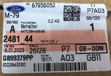 Genuine Ford Puma CF7 2019 Container 2481744