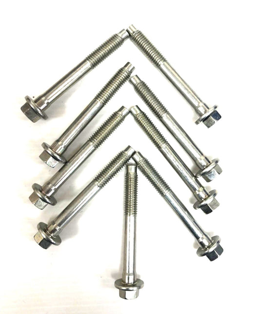 Genuine Jaguar XF FPace XJ Timing M8x60mm Tensioner Bolts (Pack Of 9) - XR838685