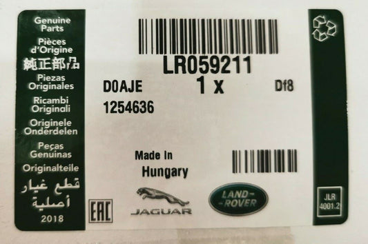 Genuine Land Rover Discovery Sport 15+ Black Rear Seat Isofix Bezel LH- LR059211