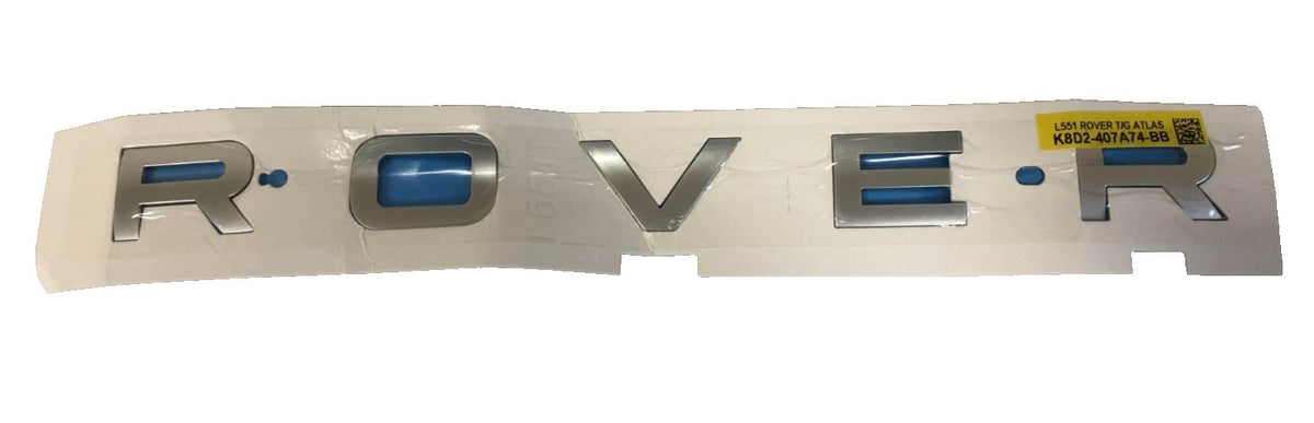 Genuine Land Rover New Range Rover Evoque 2019+ "ROVER" Name Plate - LR162809