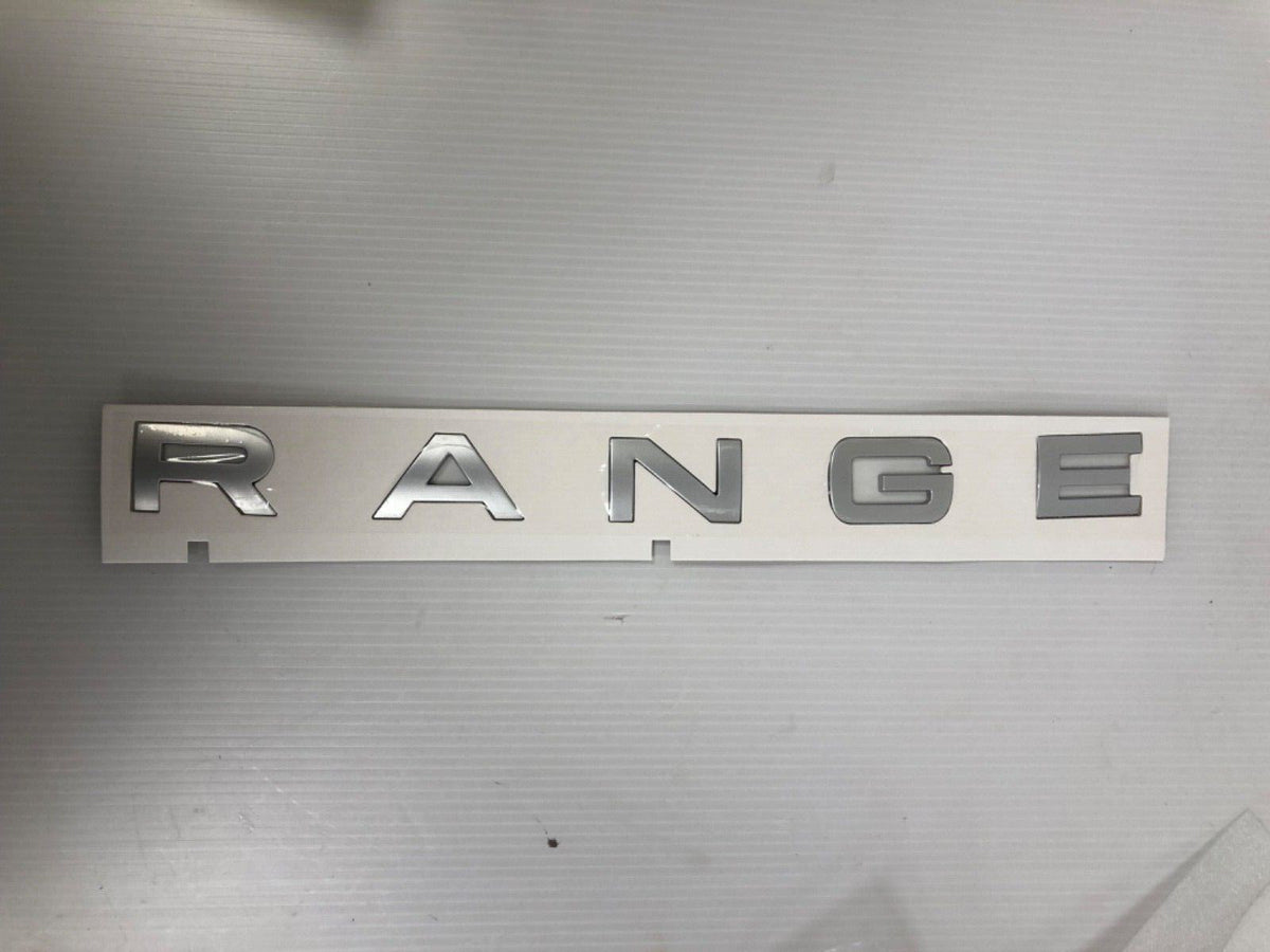 Genuine Range Rover Sport 10-13 Front Name Plate ‘Range’ Titan Silver LR020804